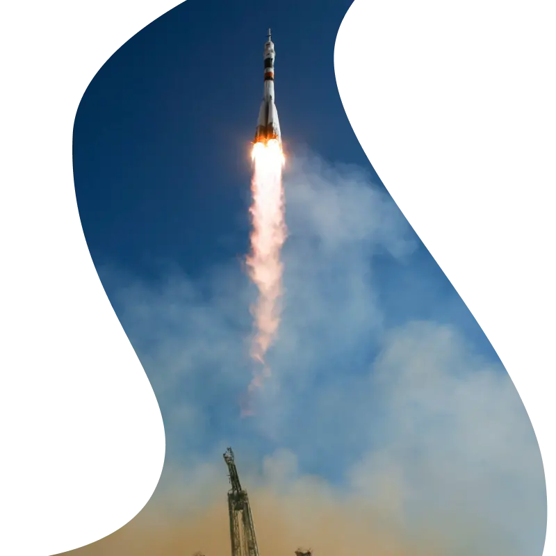 изображение взлетающей ракеты